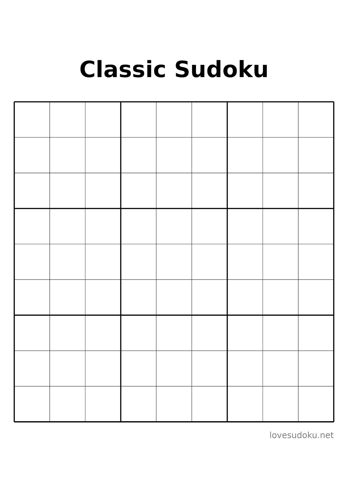 sudoku printable easy